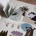 Ivy Snow Sticker Sheet - Green Forest