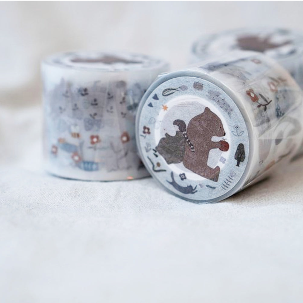 Ivy Snow PET Tape - Bear in the Forest - niconeco zakkaya