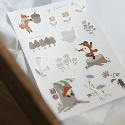 Ivy Snow Print-On Sticker - Mr. Fox