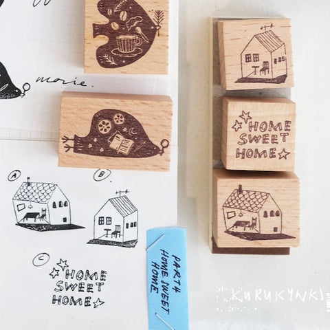 Kurukynki Nonchalant Series Home Stamp - House