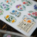 OURS Print-On Sticker Set  - Botanical Journal