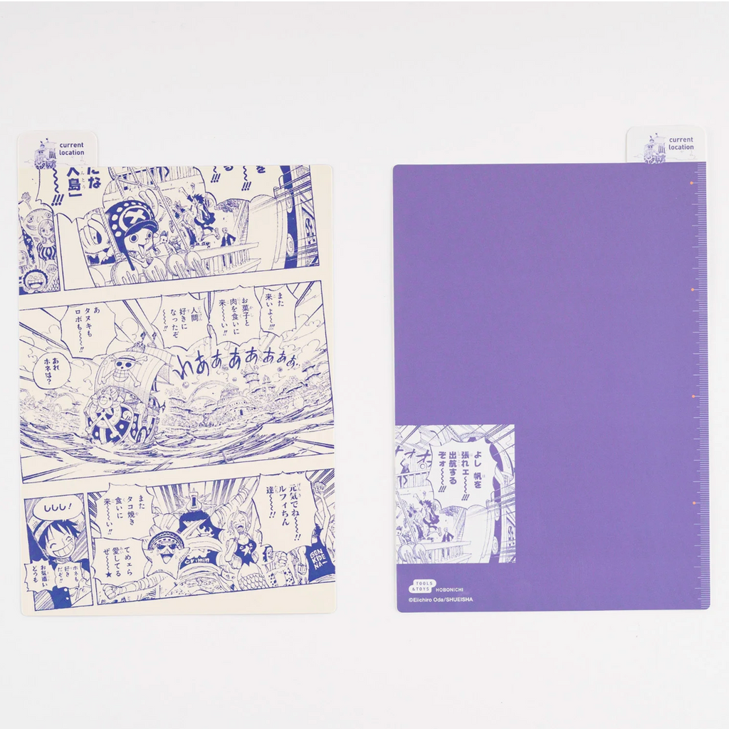 Hobonichi Techo x ONE PIECE Cousin Cover - Purple Straw Hat Luffy