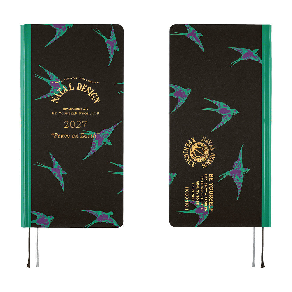 Hobonichi Techo Weeks Natal Design: Lucky Swallow – niconeco zakkaya