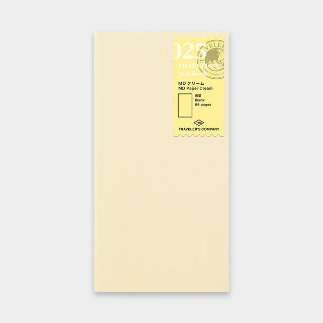 Traveler's Notebook 025 MD Cream Paper Refill
