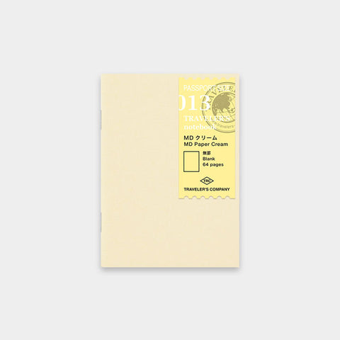 Traveler's Notebook 013 MD Cream Paper Refill (Passport Size)