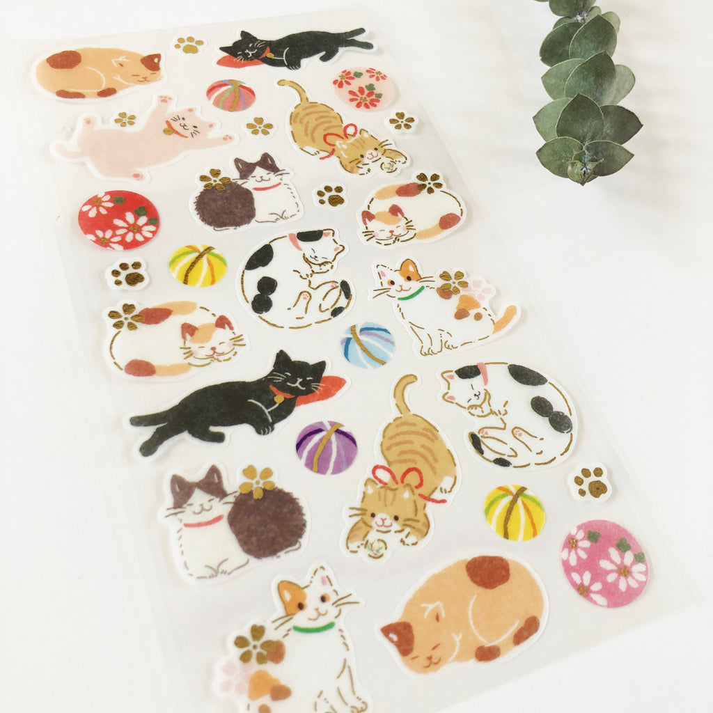 WANOWA Washi Paper Sticker - Neko