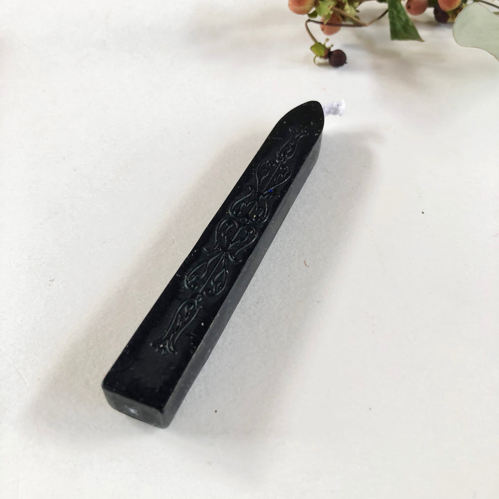 Black Sealing Wax (with wick) – niconeco zakkaya