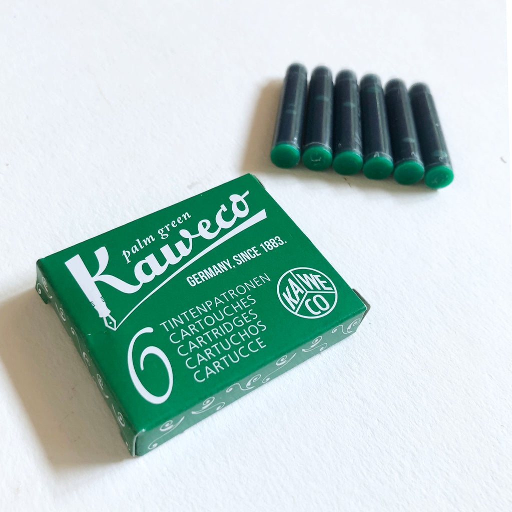 Kaweco Ink Cartridges 6 Pieces - Palm Green