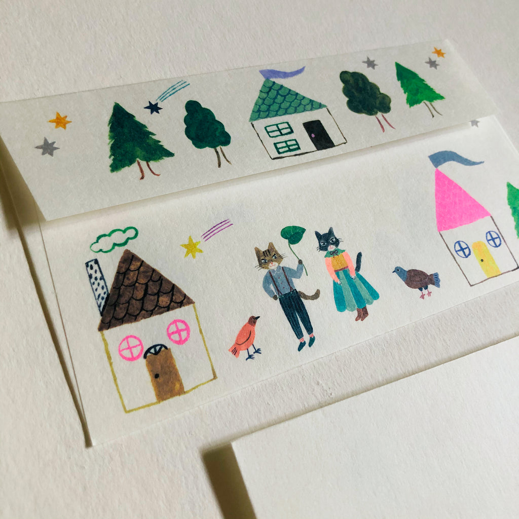 Aiko Fukawa Mino Washi Paper Letter Set - House – niconeco zakkaya