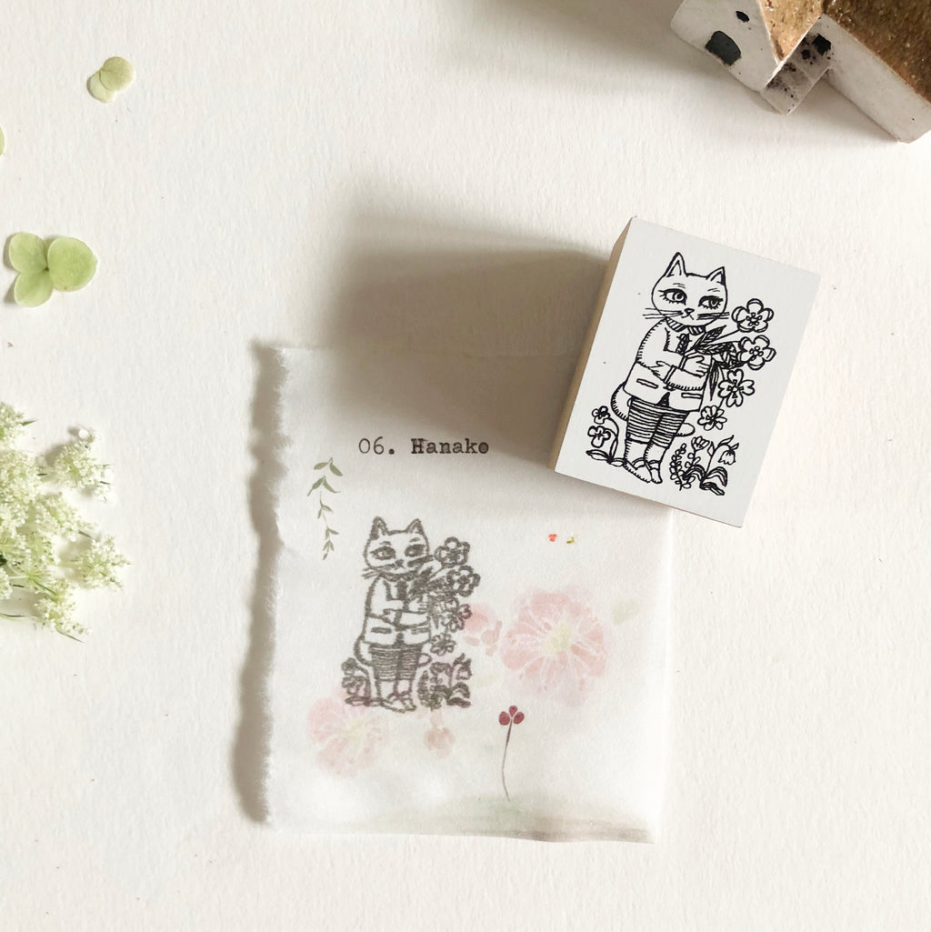 niconeco x Ryoko Ishii Collaboration Rubber Stamp - Hanako