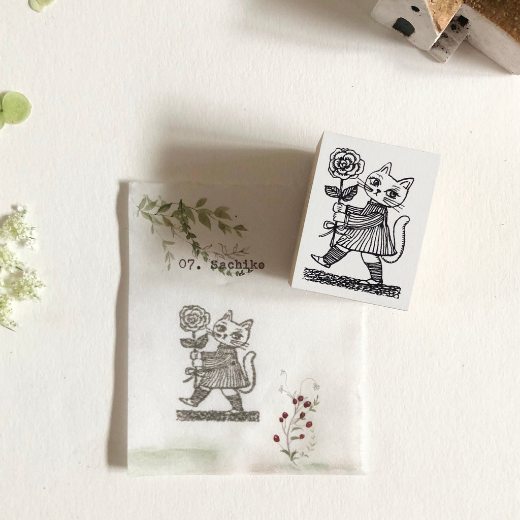 niconeco x Ryoko Ishii Collaboration Rubber Stamp - Sachiko