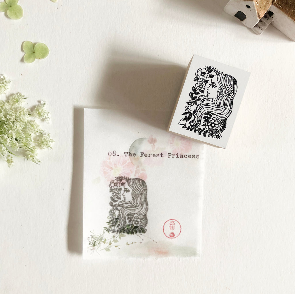 niconeco x Ryoko Ishii Collabration Rubber Stamp - The Forest Princess