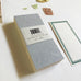 niconeco Vintage Style Letterpress Notecard - Classic Green