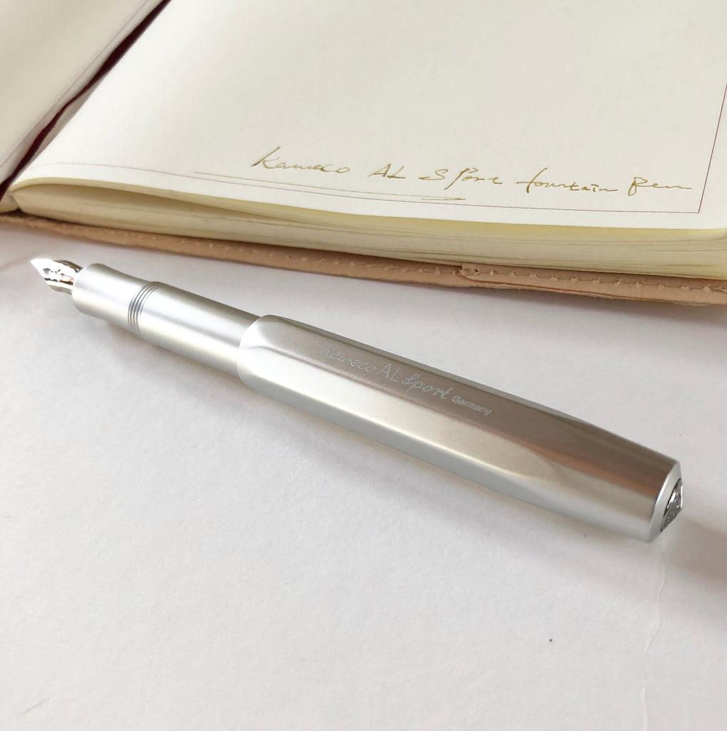 Kaweco AL Sport Fountain Pen - Silver(Fine Nib)