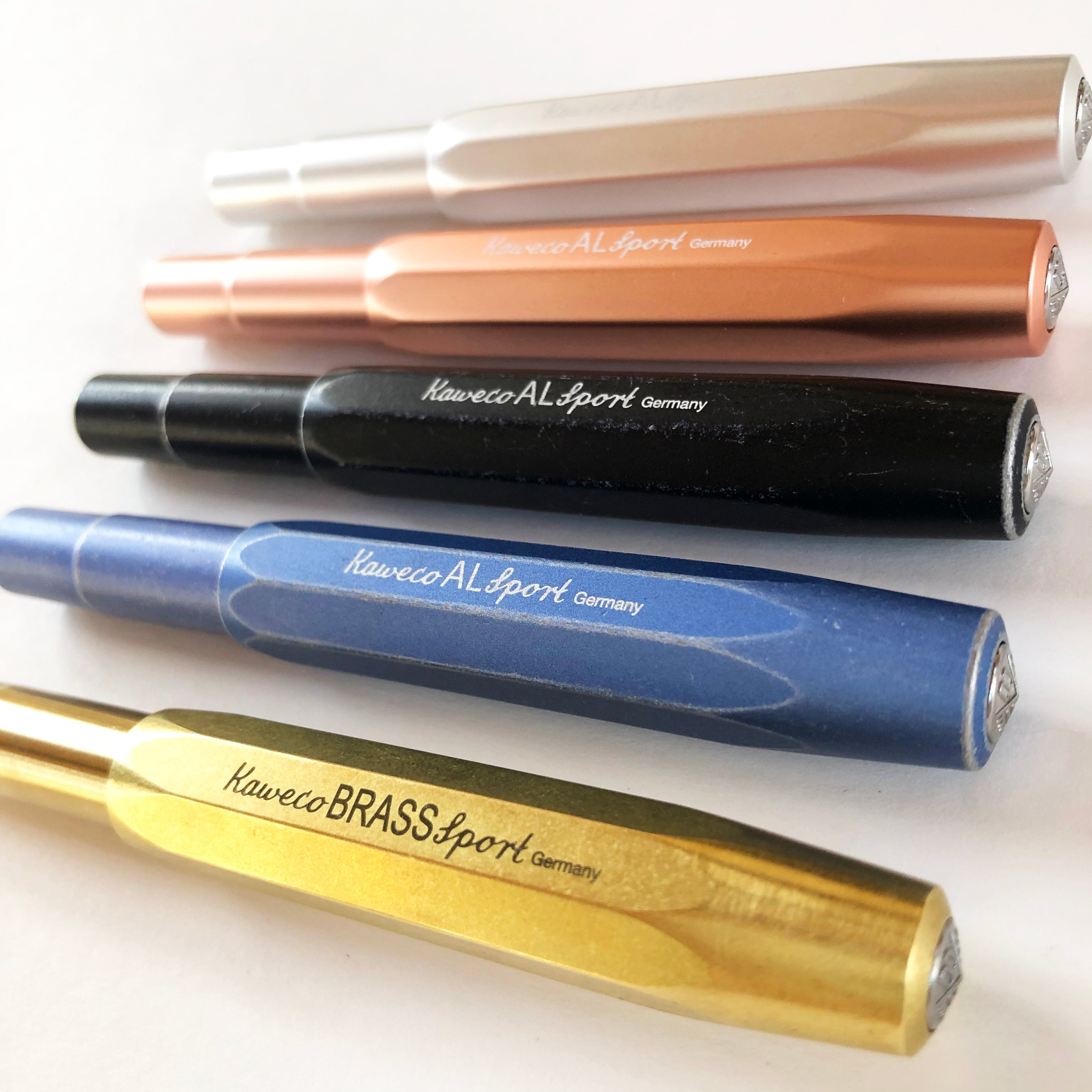 Kaweco AL SPORT Fountain Pen Deep Red I Premium Fountain Pen for Ink Cartridges I Exclusive Fountain Pen 13 cm I Nib: F (Fine)並行輸入 Kaweco AL SPORT Red Collection - Fountain Pen Fine