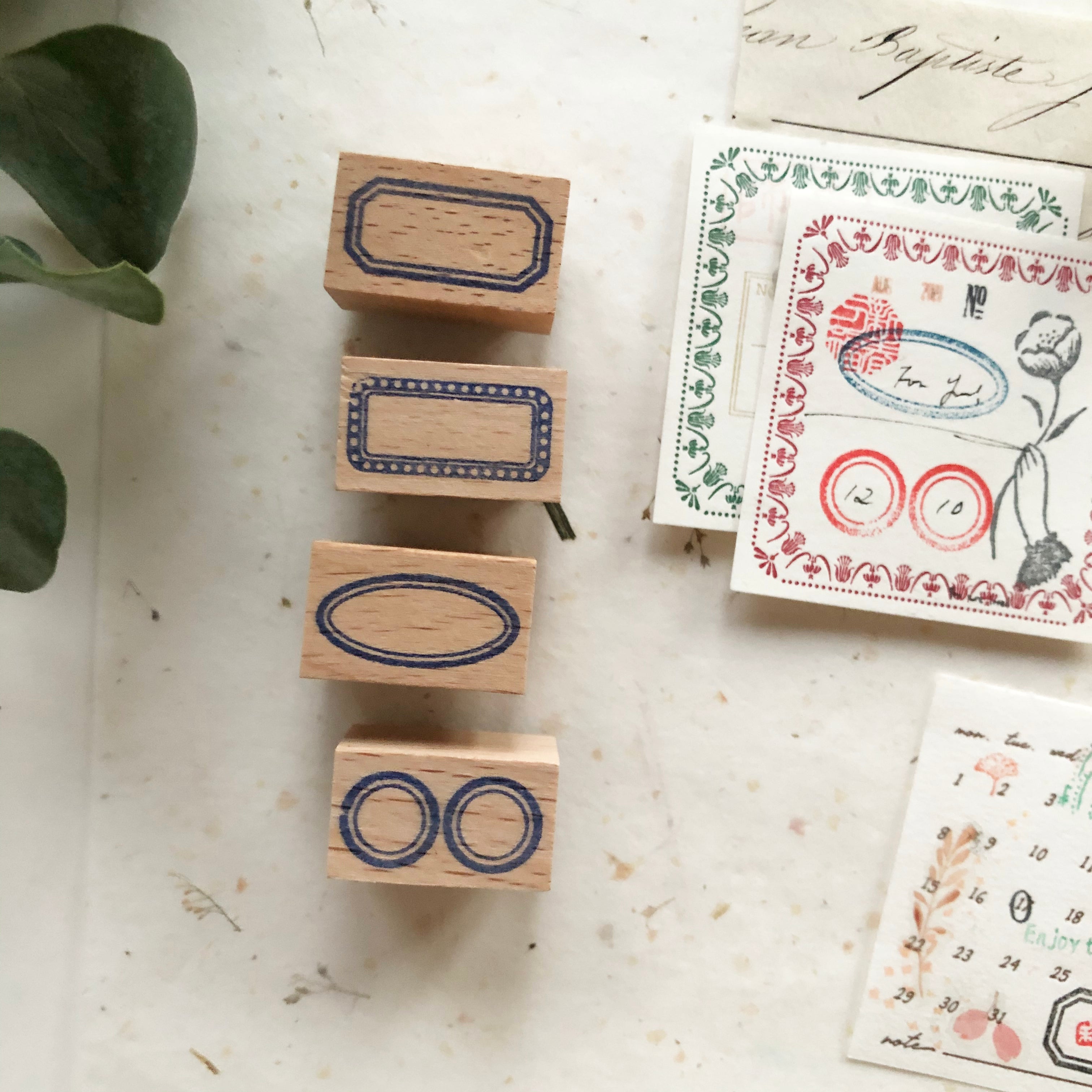 Kurukynki Mini Frame Rubber Stamp Set(XS) – niconeco zakkaya