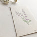 Botanical Garden Letterpress Postcard - Sage