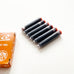 Kaweco Ink Cartridges 6 Pieces - Sunrise Orange