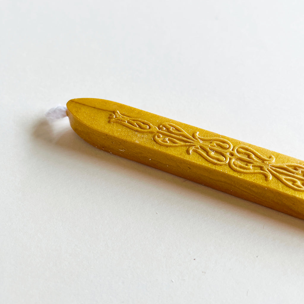 Golden Pineapple Sealing Wax (with wick)