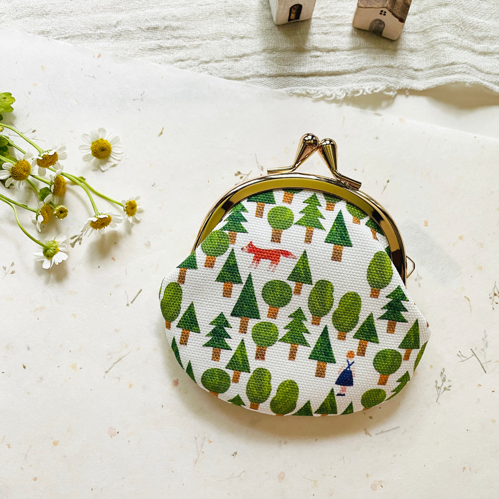 Nishi Shuku Canvas Pouch - Forest(SS)