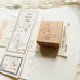 Nove Celeste Rubber Stamp - Deliver To