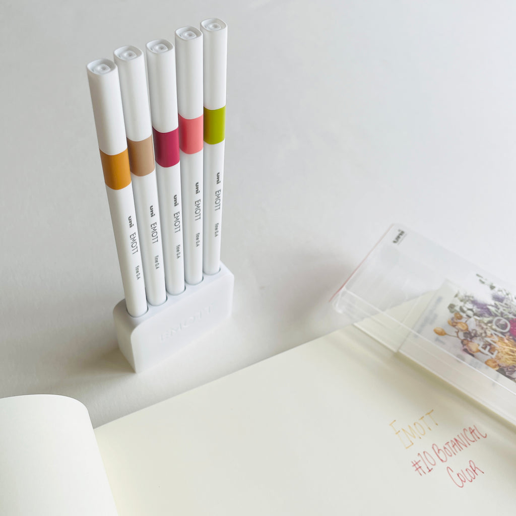 Emott 5 Color Fineliner Marker Set - No.10 Botanical Color - niconeco  zakkaya