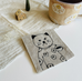 Classiky x Shion Sugawara Embroidery Linen Coaster