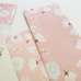 Today's Tegami Japanese Mino Paper Letterset - Pink Flower