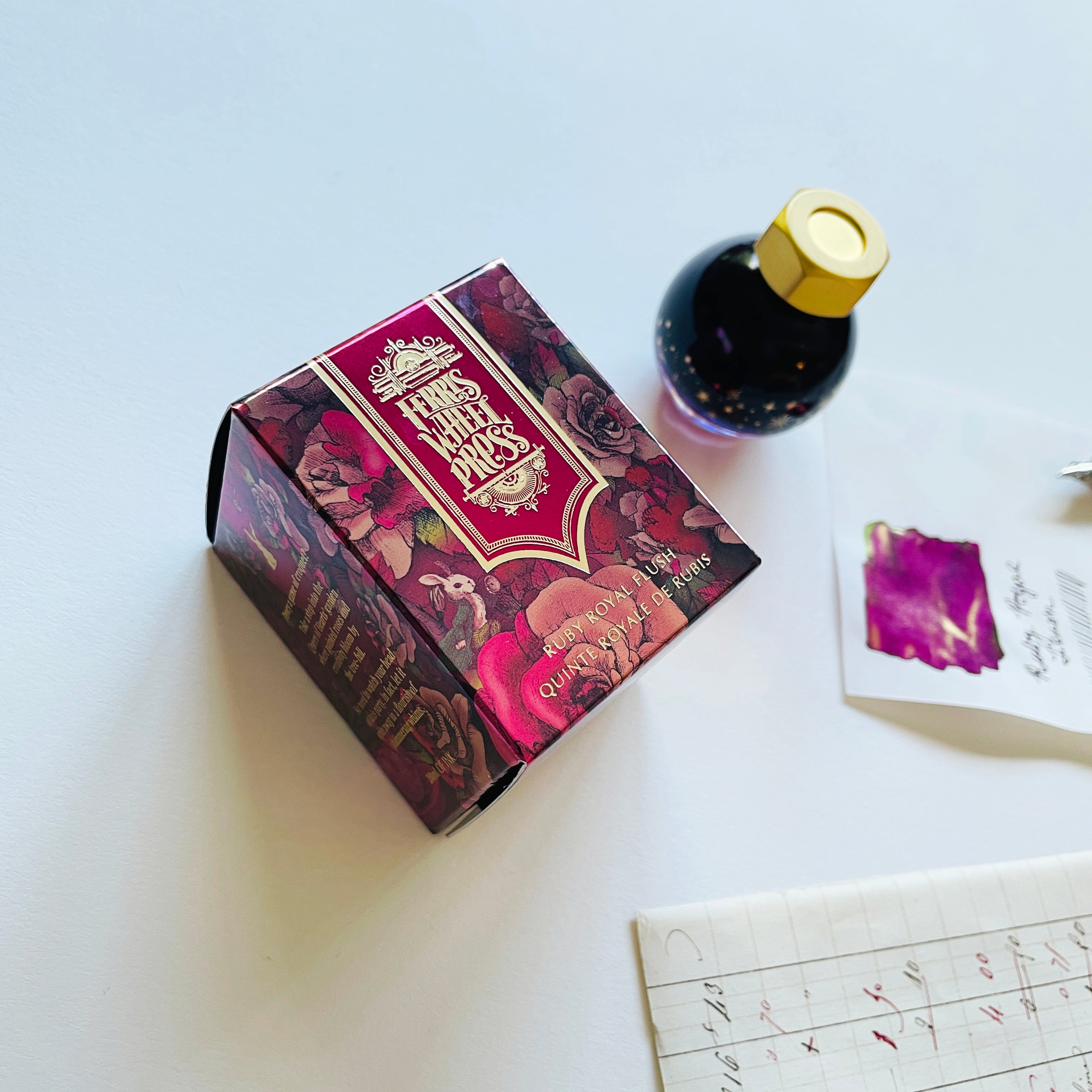 Ferris Wheel Press Down The Rabbit Hole - Ruby Royal Flush Ink