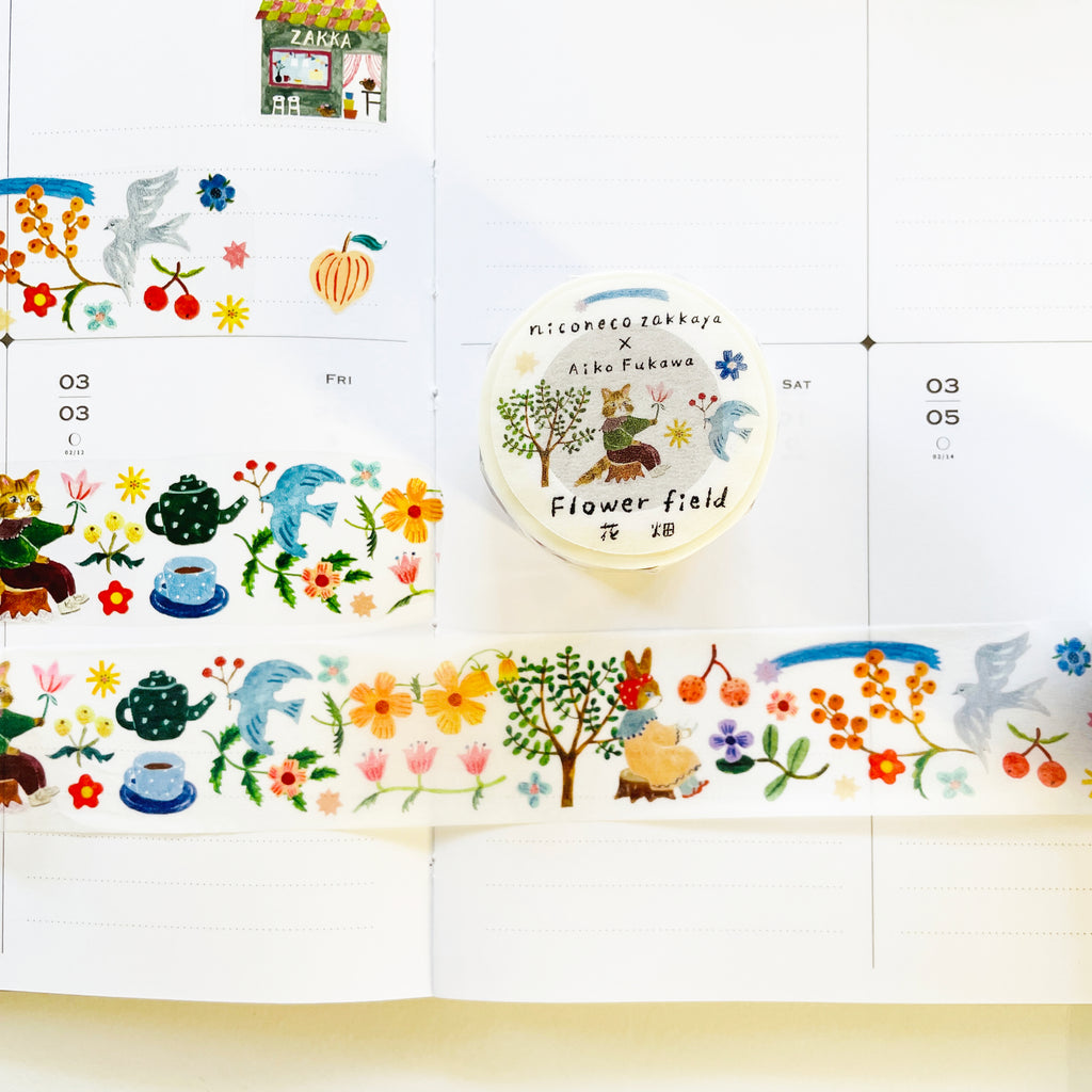 Aiko Fukawa x niconeco Collaboration Tape - Flower Field