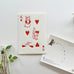 Pottering Cat Fuzzy Playing Card Postcard - 6 of Hearts
