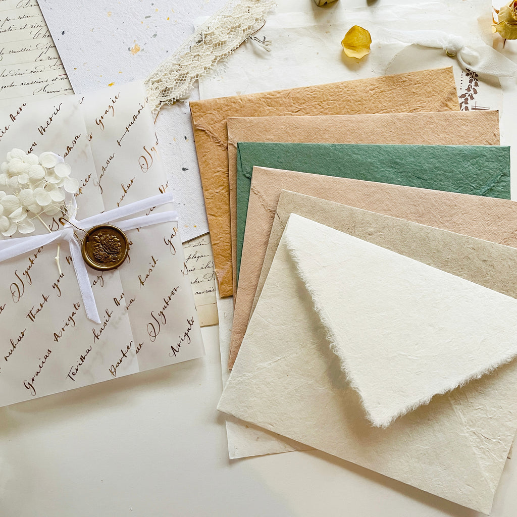 Cikitacikii Handmade Paper Envelope Set