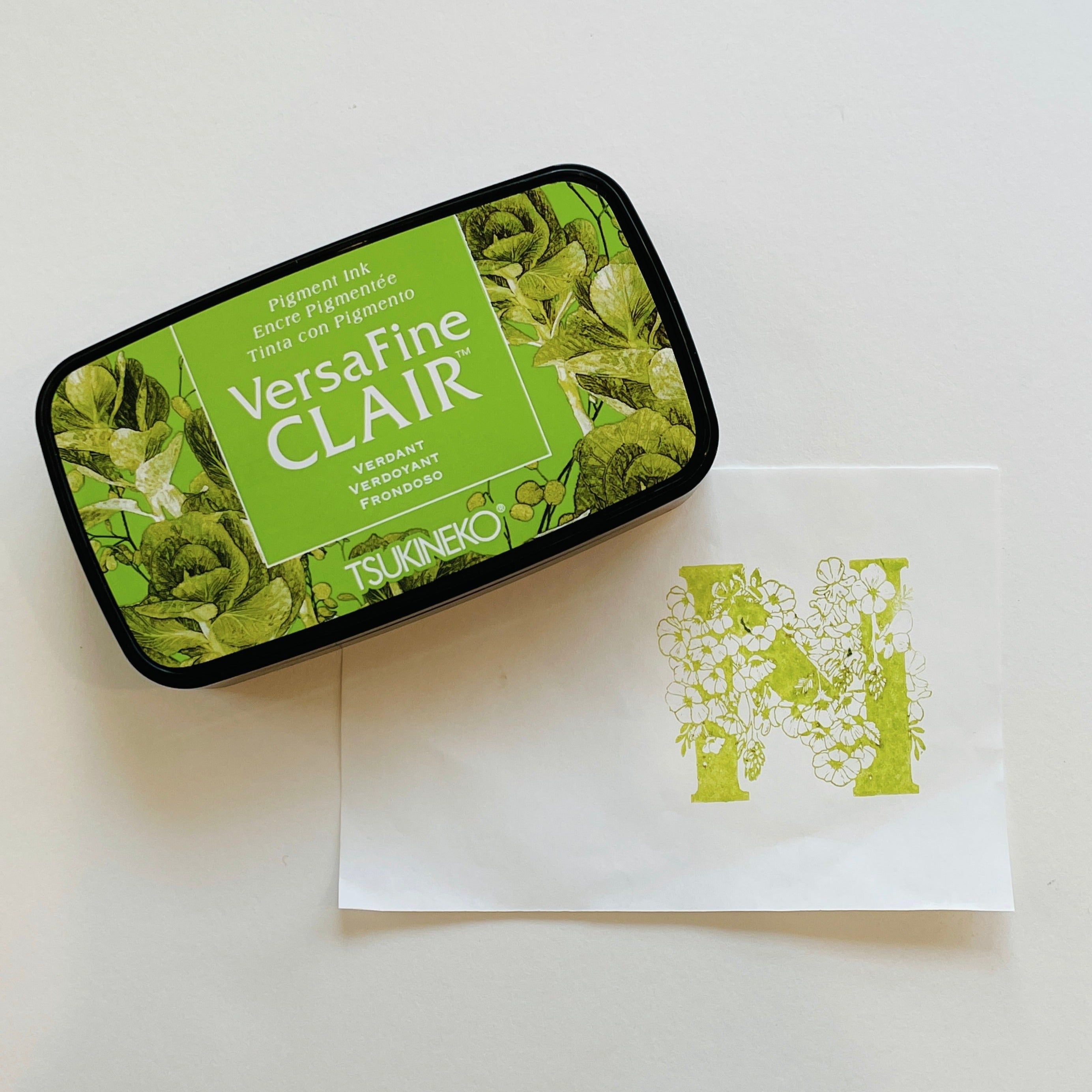 Tsukineko Versafine Clair Inktkussen - Groen, Synthetisch Materiaal