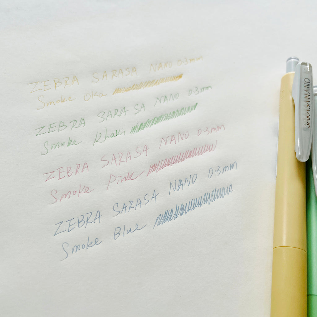 ZEBRA SARASA Nano Gel Pen 0.3mm - Pastel Color