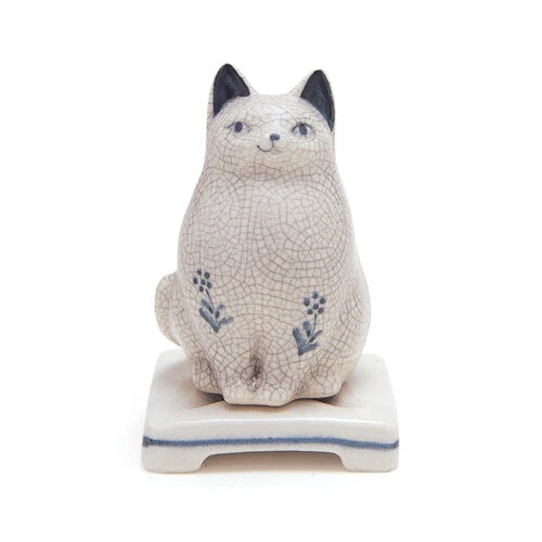 Nippon Kodo Ceramic Cat Incense Burner