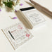 niconeco Letterpress Label Book - Hana(花）