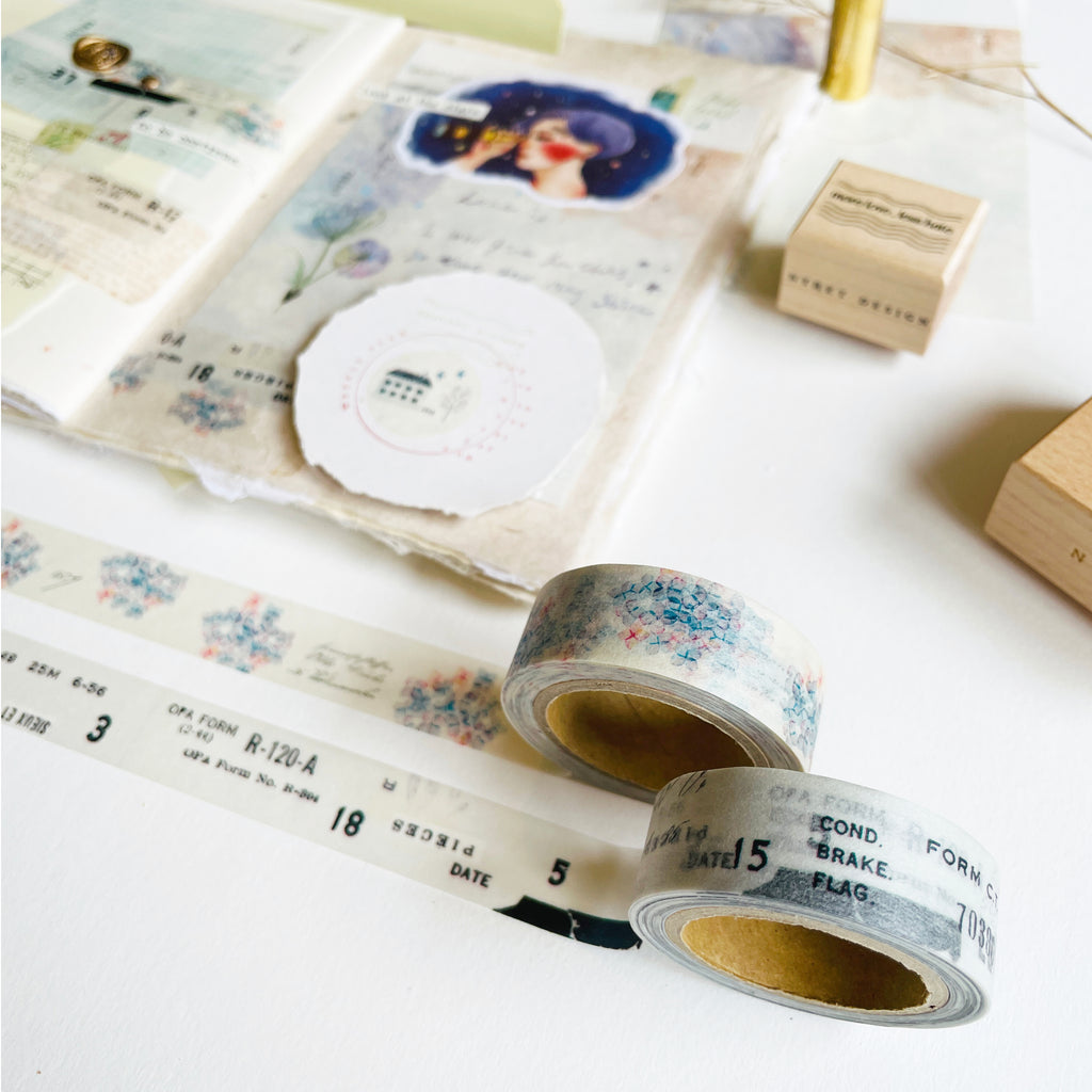 YOHAKU Slim Washi Tape - Style(L-002) – niconeco zakkaya