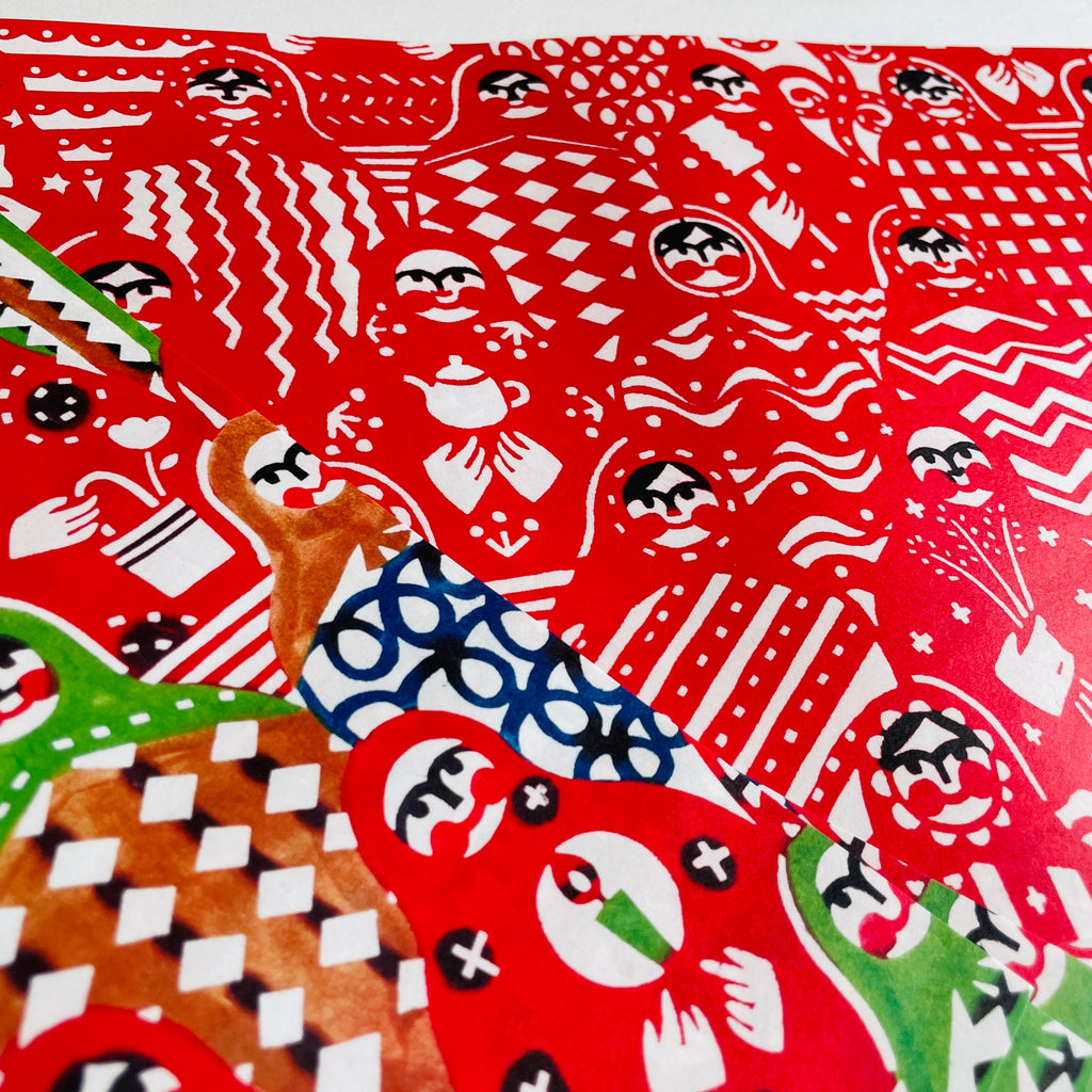 KATA KATA Wrapping Paper Sheets - Matryoshka – niconeco zakkaya