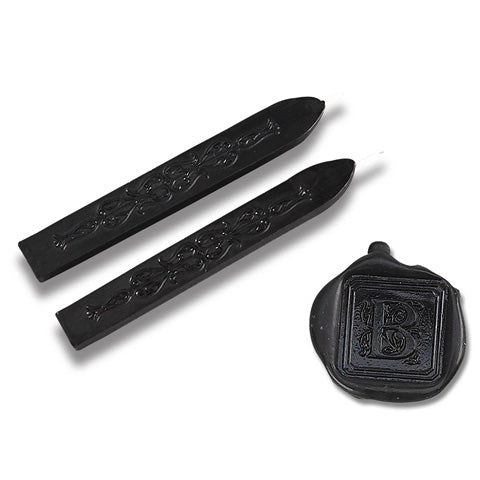 Black Sealing Wax (with wick)