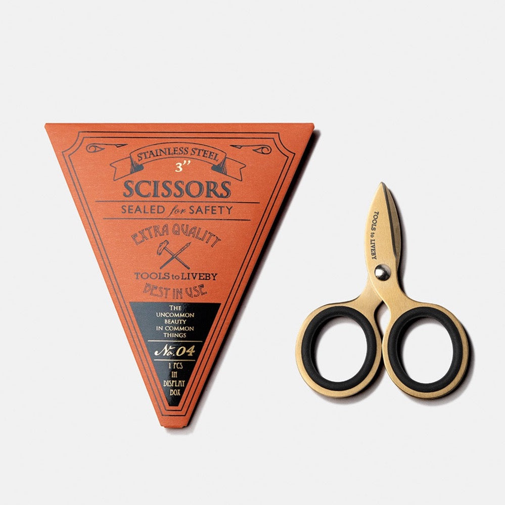 Tools to Liveby Scissors 3" (gold)