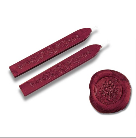 Crimson Red Sealing Wax (with wick)
