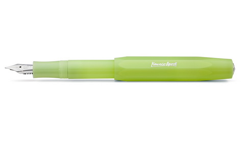 Kaweco Frosted Sport Fountain Pen - Lime(Fine Nib)