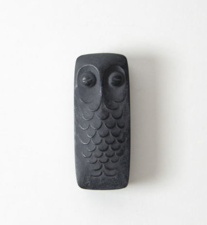 Tadahiro Baba Iron Owl Japanese Vermilion Ink Pad (Kuro)