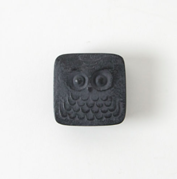Tadahiro Baba Iron Owl Japanese Vermilion Ink Pad (Square Kuro)