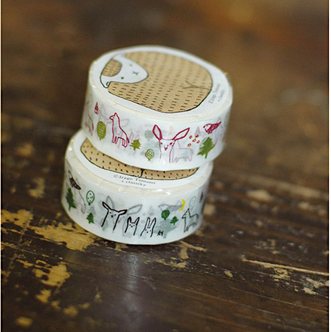 Classiky Forest Friends Washi Tape