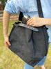 Suolo CROP Middle Shoulder Bag - Black