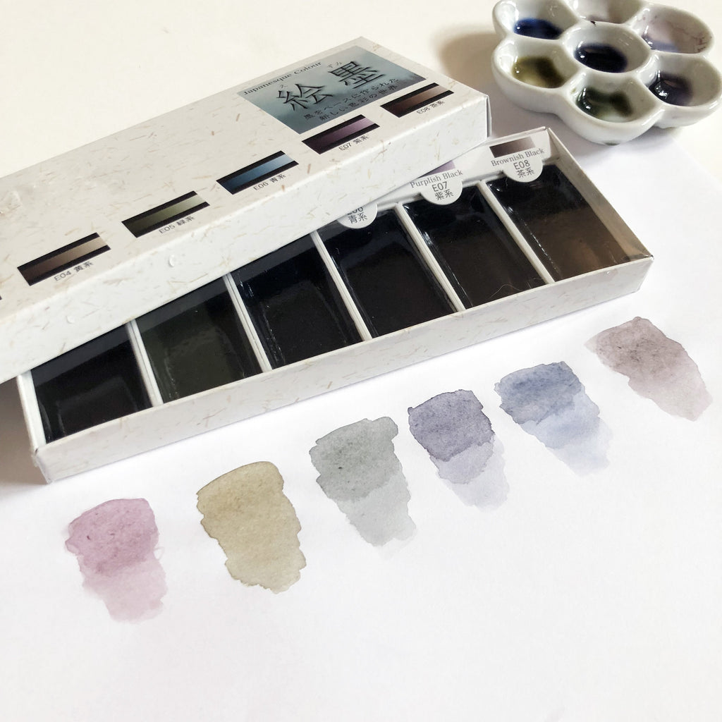 BOKUNDO Ink-based Watercolor Set (6 Colors)-niconeco zakkaya