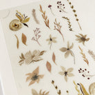 MU Print-On Sticker - Foliage-niconeco zakkaya