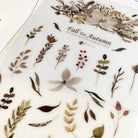 MU Print-On Sticker - Foliage-niconeco zakkaya