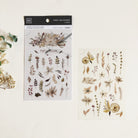 MU Print-On Sticker - Foliage-niconeco zakkaya